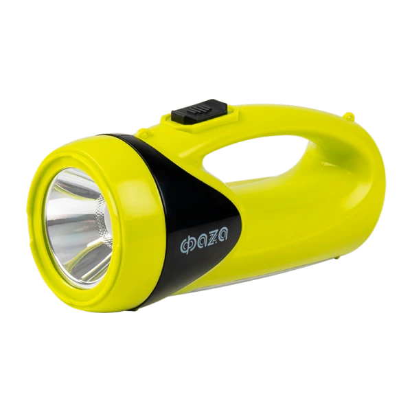 Фонарь туристический Фаzа AccuF8-L1W/L12 1W 1+12LED от аккумулятора зеленый (1/20)