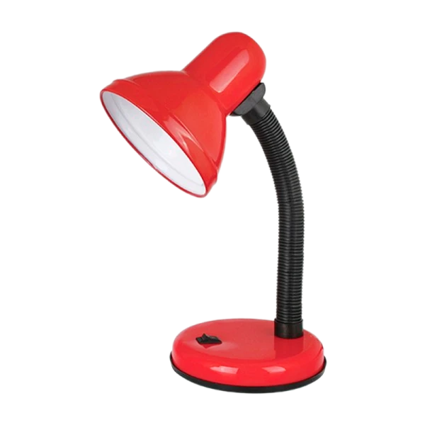 Светильник настольный Ultraflash UF-301 60W 230V E27 на основании красный (1/20)