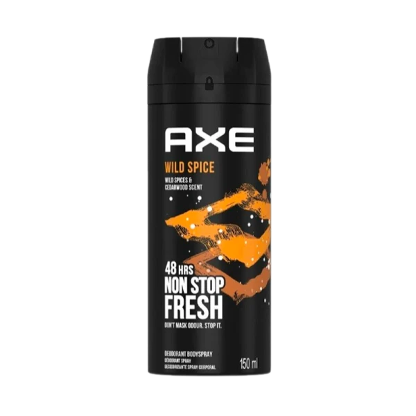 Дезодорант мужской AXE WILD SPICE спрей 150мл (1/6)
