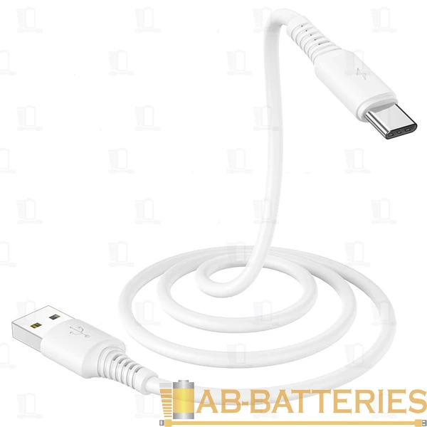 Кабель Borofone BX47 USB (m)-Type-C (m) 1.0м 3.0A ПВХ белый (1/360)