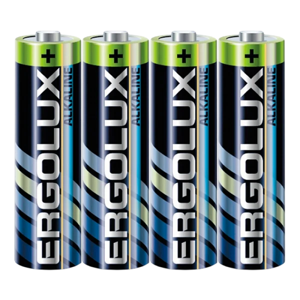 Батарейка Ergolux LR6 AA Shrink 4 Alkaline 1.5V (4/60/720) 