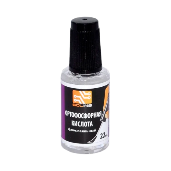 Ортофосфорная к-та техническая 75% (флакон c кистью 22мл.) Solins