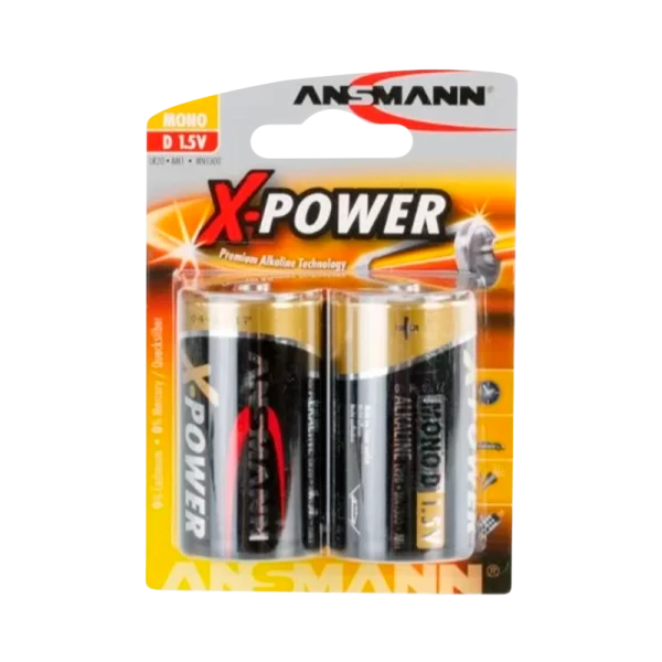 Батарейка ANSMANN X-POWER&nbsp;&nbsp;LR20 BL2