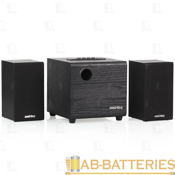 Колонки 2.1 Smartbuy Sparta 12W FM/SD Jack 3.5mm черный (1/6)