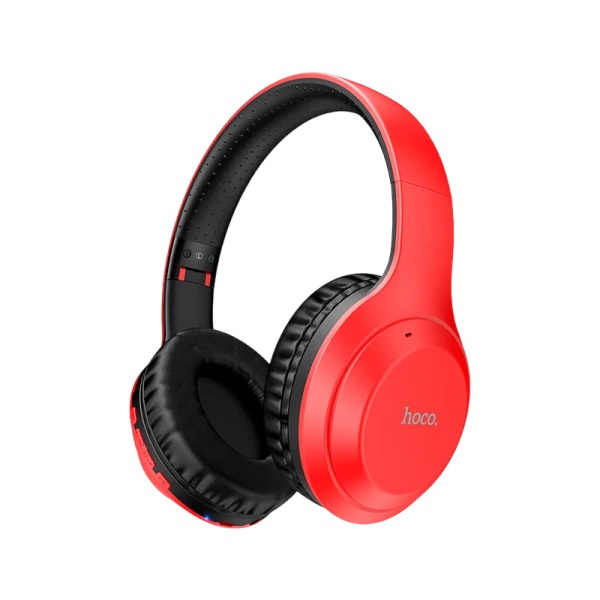 Наушники полноразмерные HOCO W30 bluetooth 5.0 с микр. microSD красный (1/30)