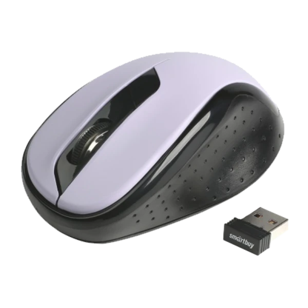 Мышь беспроводная Smartbuy 597D Dual классическая bluetooth бесшумная черный белый (1/40)
