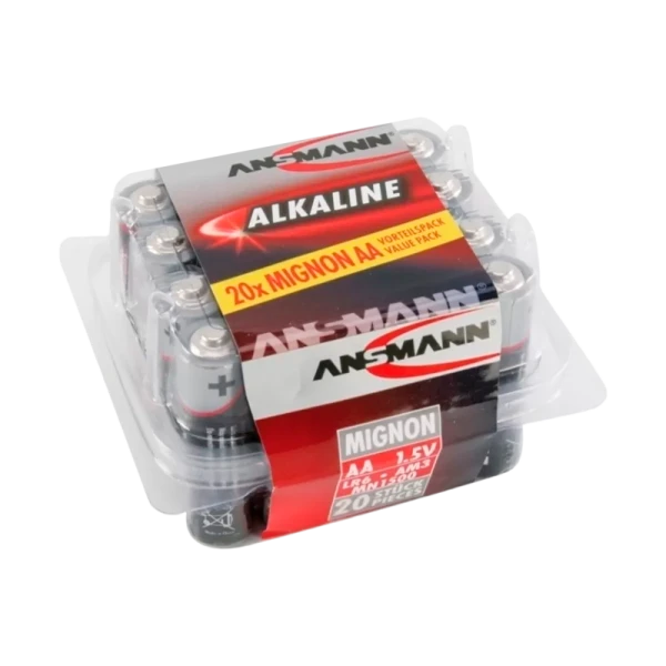 Батарейка ANSMANN RED&nbsp;&nbsp;LR6&nbsp;&nbsp;в пласт. боксе 20 шт