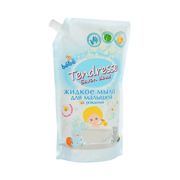 Жидкое мыло для рук Tendresse для детей 1л дой-пак (1/6/90)