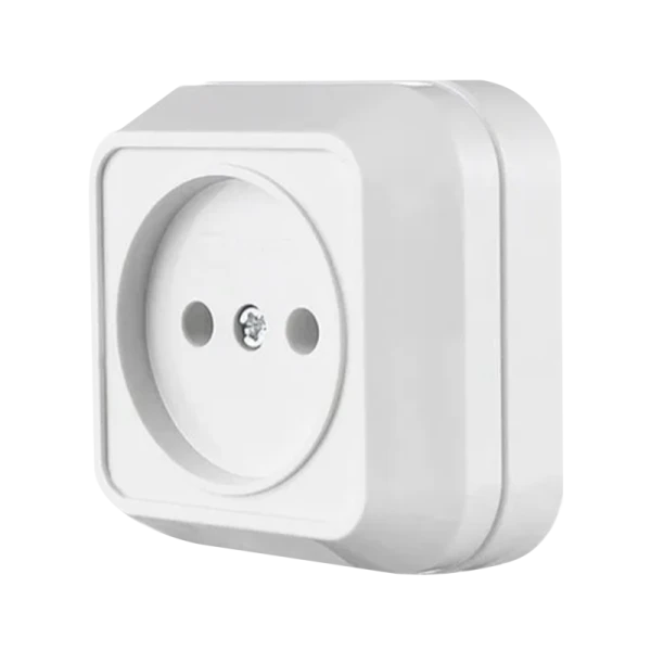 Розетка Makel Siva Ustu 1гн. 16A белый 45102 (1/10)