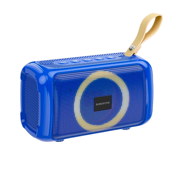 Портативная колонка Borofone BR17 bluetooth 5.1 FM/TF/USB/AUX синий (1/50)