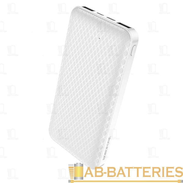Внешний аккумулятор Borofone BJ3 10000mAh 2.0A 2USB/Type-C белый (1/32)