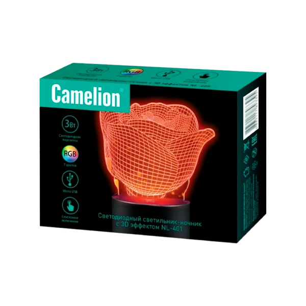 Светильник настольный Camelion NL-401 3W 220V LED не нагревается (1/20)
