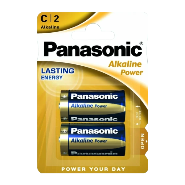 Батарейка Panasonic Power LR14 C BL2 Alkaline 1.5V (2/24/120)