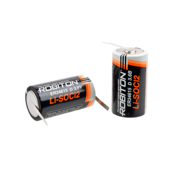 Батарейка ROBITON ER34615-FT D с лепестковыми выводами SR2, в упак 8 шт