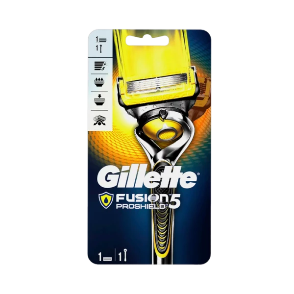 Бритва Gillette FUSION Proshield 5 лезвий 1 кассета ENG (1/6)
