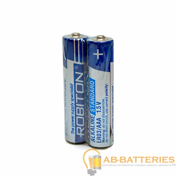 Батарейка ROBITON STANDARD LR03 SR2&nbsp;&nbsp;в упак 40 шт (40/800)