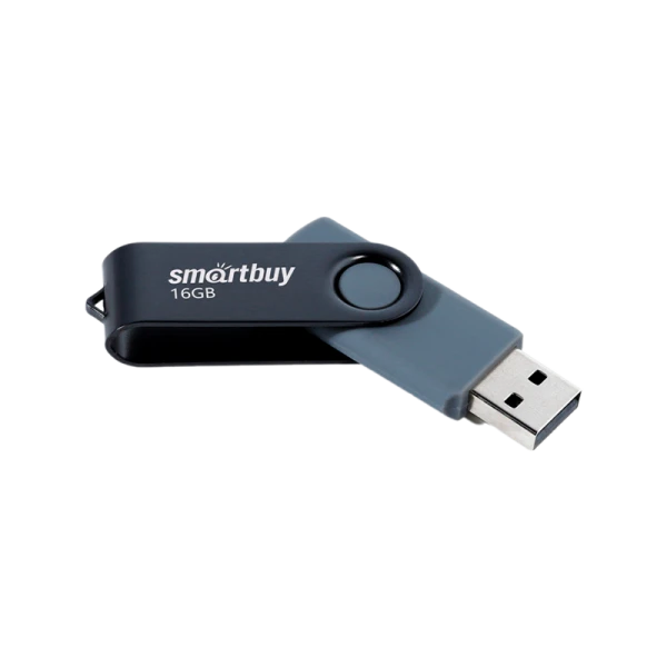 Флеш-накопитель Smartbuy Twist 16GB USB2.0 пластик черный