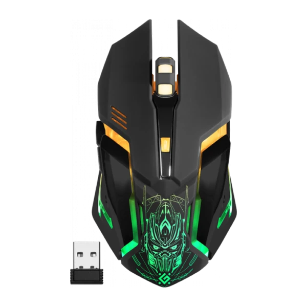 Мышь беспроводная Defender GM-934 TRIGGER игровая USB черный (1/60)