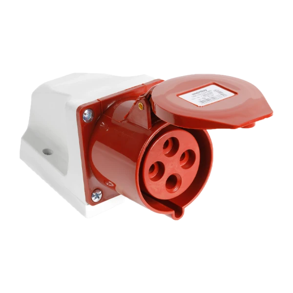 Розетка Smartbuy стационарная наружная 124 3Р+РЕ 32А 380В IP44