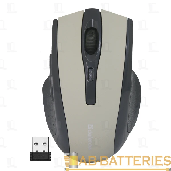 Мышь беспроводная Defender MM-665 Accura классическая USB серый (1/40)