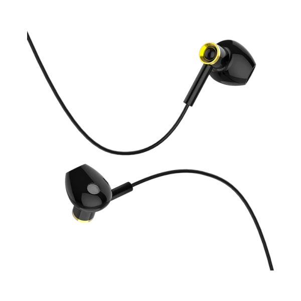 Наушники вставные HOCO M47 с микр. черный (1/21/210)