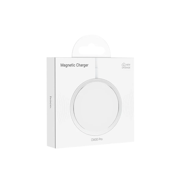 Беспроводное З/У HOCO CW30 Pro 3.0A 15W MagSafe с кабелем Type-C серебряный (1/29/174)