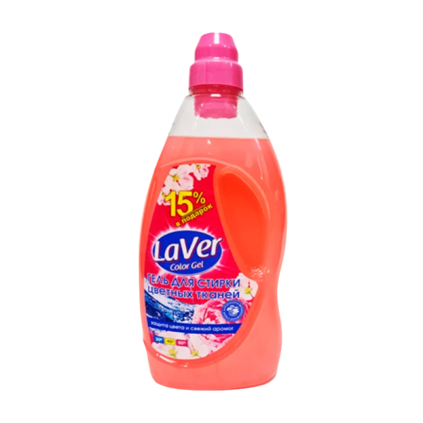 Гель для стирки цветного белья LaVer 1,15л бутылка (1/5/90)