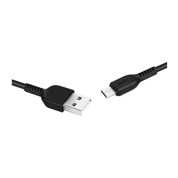 Кабель HOCO X20 USB (m)-microUSB (m) 3.0м 2.0A ПВХ черный (1/30/300)