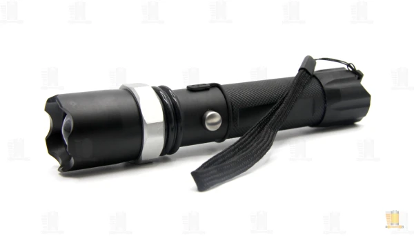 Фонарь универсальный Без бренда SWAT+COB от аккумулятора ZOOM черный