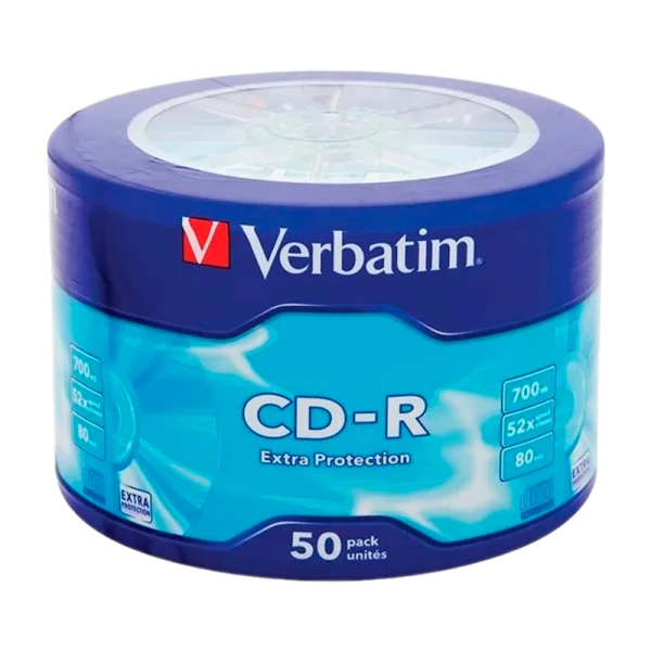 Диск CD-R Verbatim DL 700MB 52x 50шт. bulk (50/300)