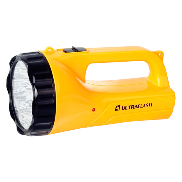 Фонарь туристический Ultraflash LED3816SM 0.9W 9LED от аккумулятора IP22 прямая подзарядка черный же
