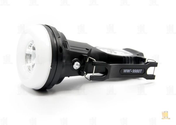 Фонарь туристический Без бренда BY-1666 от аккумулятора солнечная батарея черный