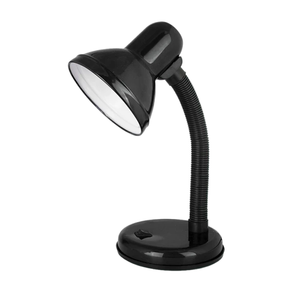 Светильник настольный Ultraflash UF-301 60W 230V E27 на основании черный (1/20)