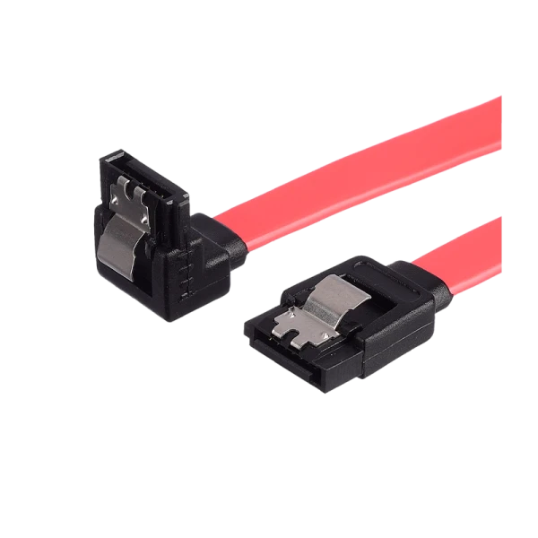 Кабель GoPower SATA (m)-SATA (m) 0.5м силикон ver.2.0 красный в пакете (1/250)