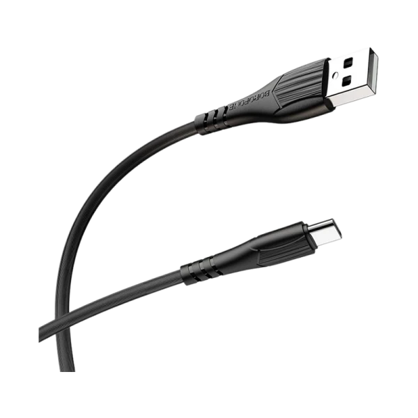 Кабель Borofone BX37 USB (m)-Type-C (m) 1.0м 3.0A ПВХ черный (1/360)