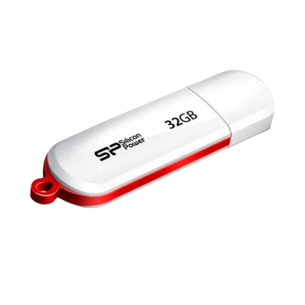 Флеш-накопитель Silicon Power LuxMini 320 32GB USB2.0 пластик белый