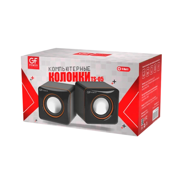 Колонки GFPower TS-05 5W черный (1/100)