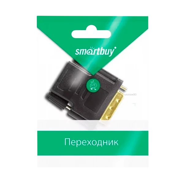 Переходник Smartbuy A122 DVI-D 25 (m)-HDMI (f) пластик черный (1/500)