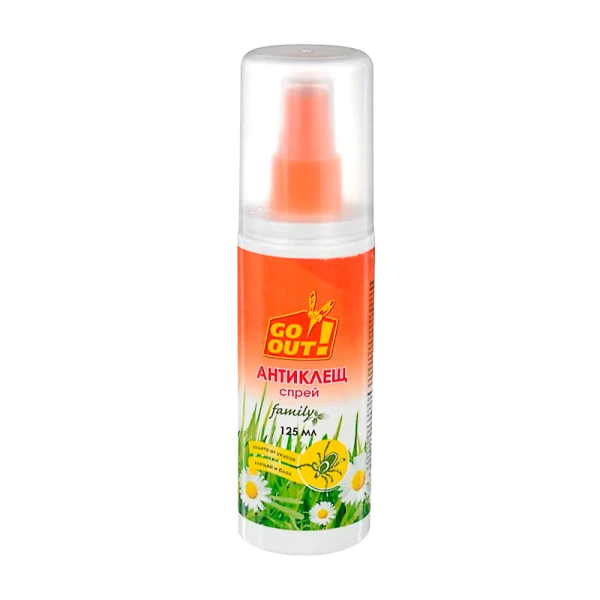 Спрей Go Out от клещей 125мл (1/24/168)