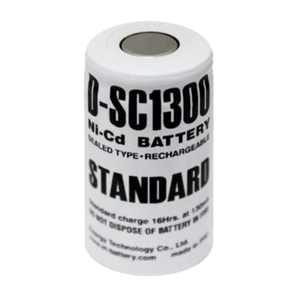 Аккумулятор ET D-SC1300 23.0*43.0, 1.2В, 1300мАч, Ni-CD (1/25/400)