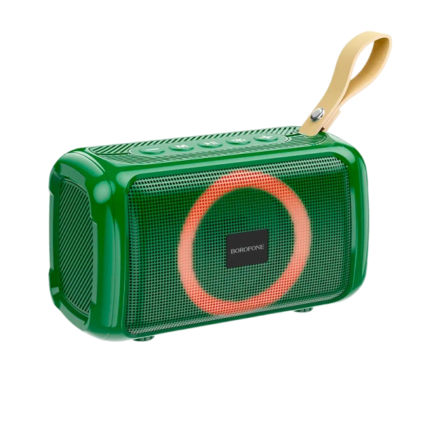 Портативная колонка Borofone BR17 bluetooth 5.1 FM/TF/USB/AUX зеленый (1/50)
