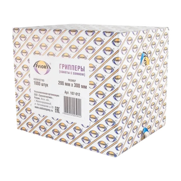 Грипперы (пакеты с замком) Aviora 300мм x 200мм (цена за 1 шт) 1000шт. (1000/3000)