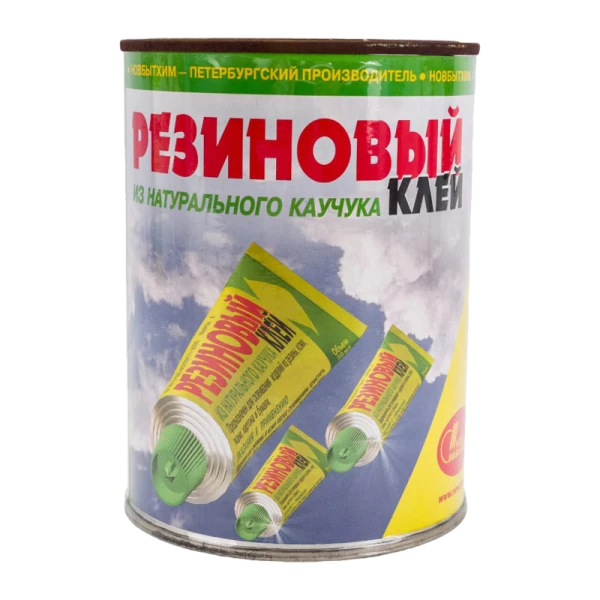 Клей Новбытхим Марка А резиновый 1л в банке (1/12)