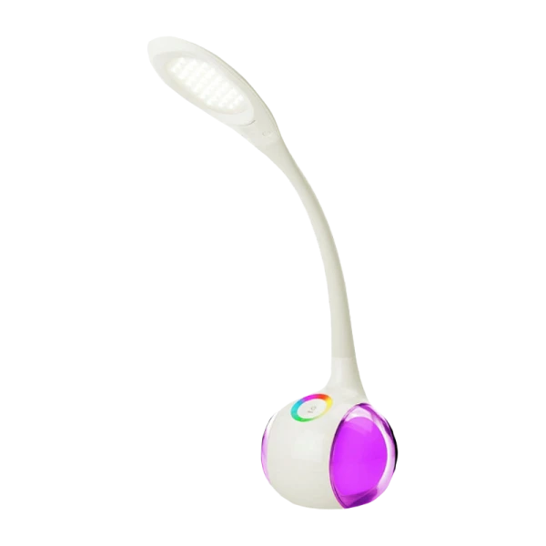 Светильник настольный Smartbuy SBL-RG 6W 160-240V 1LED на основании сенс. 3 ур.ярк.+3цв. белый