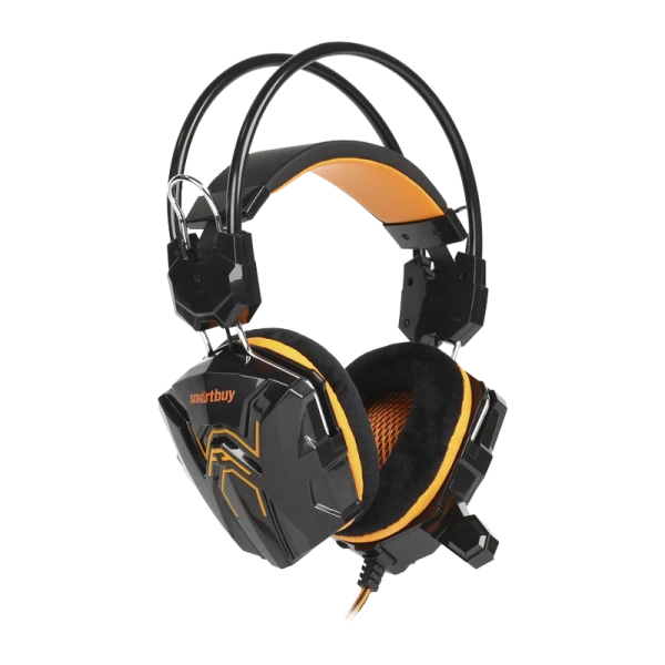 Наушники полноразмерные Smartbuy Rush COBRA с микр. игровые черный оранжевый