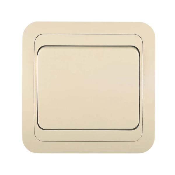 Выключатель Makel Mimoza 1-клав.10A пластик проходной кремовый 25005