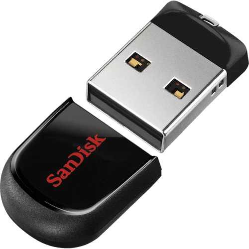 Флеш-накопитель SanDisk Cruzer Fit CZ33 8GB USB2.0 пластик черный