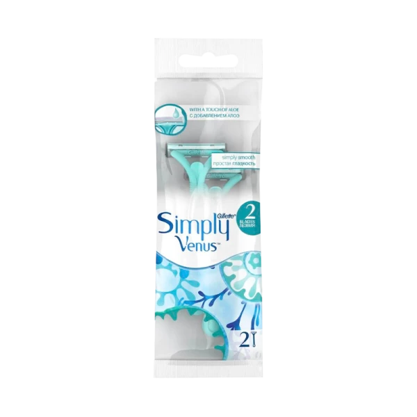 Бритва Gillette VENUS Simply 2 (Satin Care) 2 лезвия ENG 2шт. (1/24)