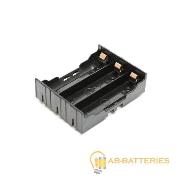 Отсек для элементов питания ROBITON Bh3x18650/pins с выводами для пайки PK1