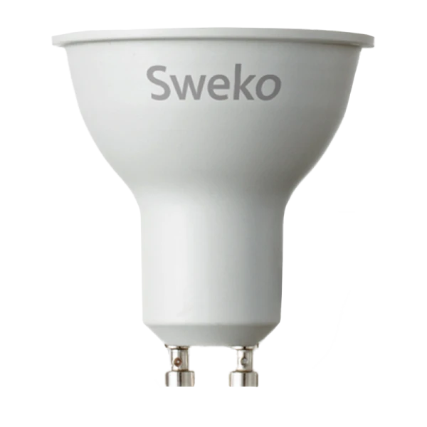 Лампа светодиодная Sweko RAP16 GU10 7W 3000К 230V (1/5/100)